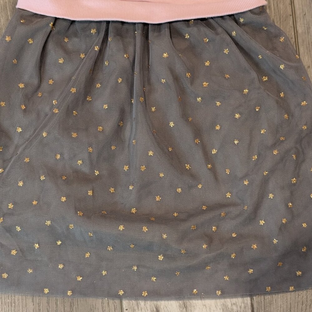 Carter's KID, Hoodie Dress, PInk.Grey w Strs, Sz 5/5A - Picture 5 of 10